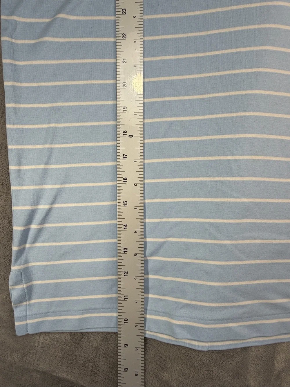 100%Cotton Ralph Lauren Light Blue Shirt Summer Guest Party Beach L